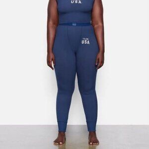 SKIMS Soft Lounge Rib Leggings Team USA Navy 2X